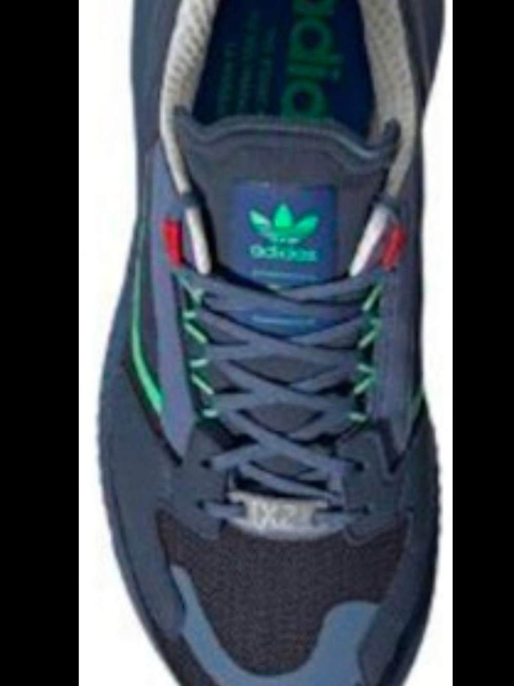 adidas Originals Men’s Athletic Shoes in Navy with Green Accents